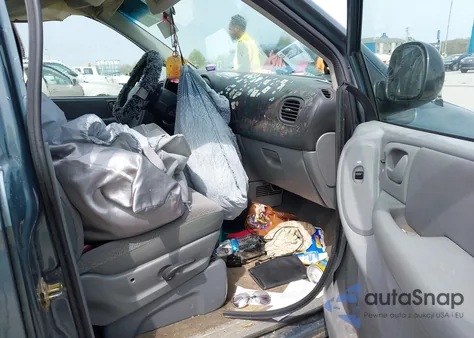 2006 Dodge Caravan Sxt из США, поврежденный, VIN 1D4GP45R56B738708